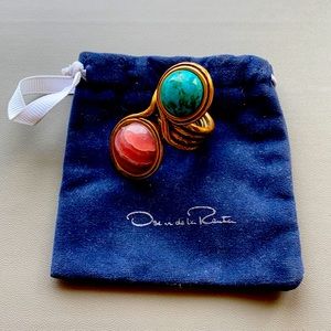 Oscar De La Renta Vintage Resin Ring